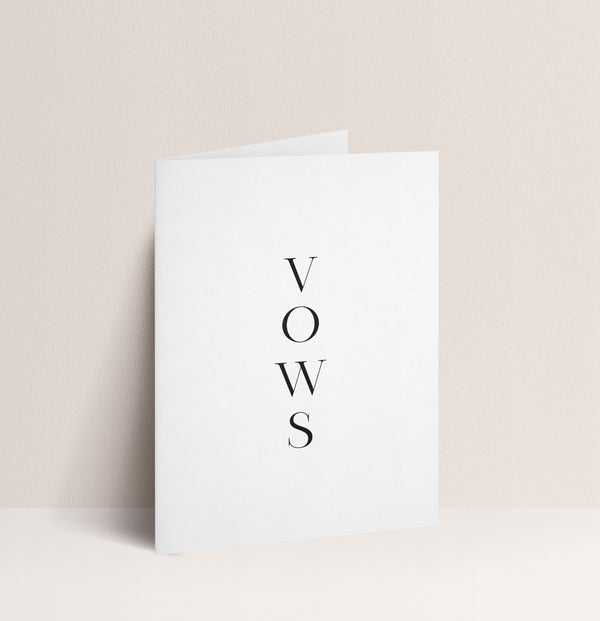 The Willow Vow Card