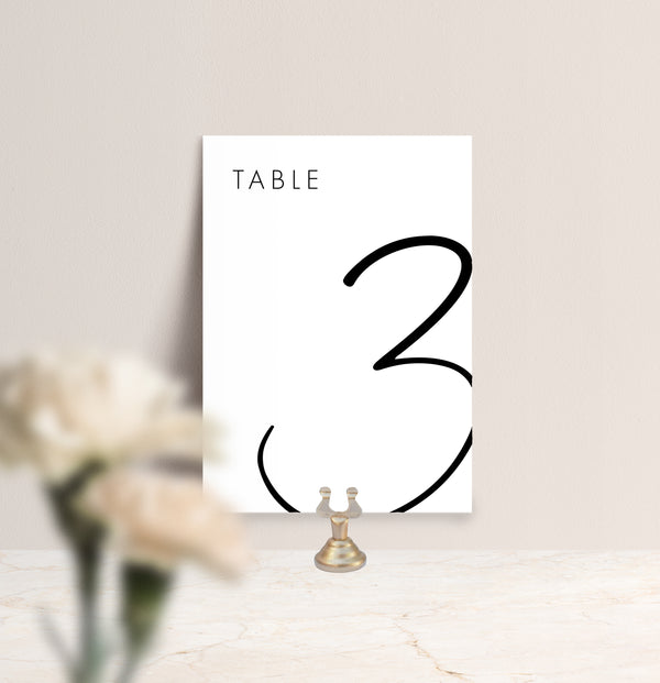 The Ashley Table Number
