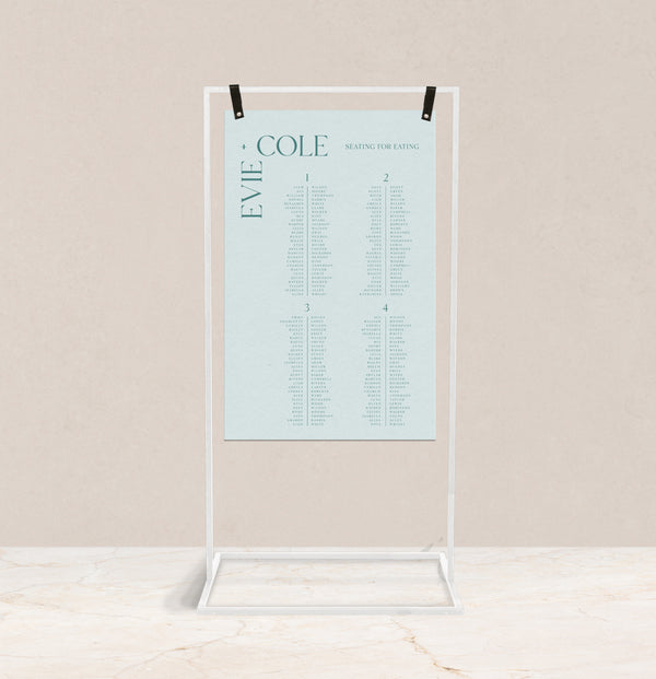 The Evie Seating Chart