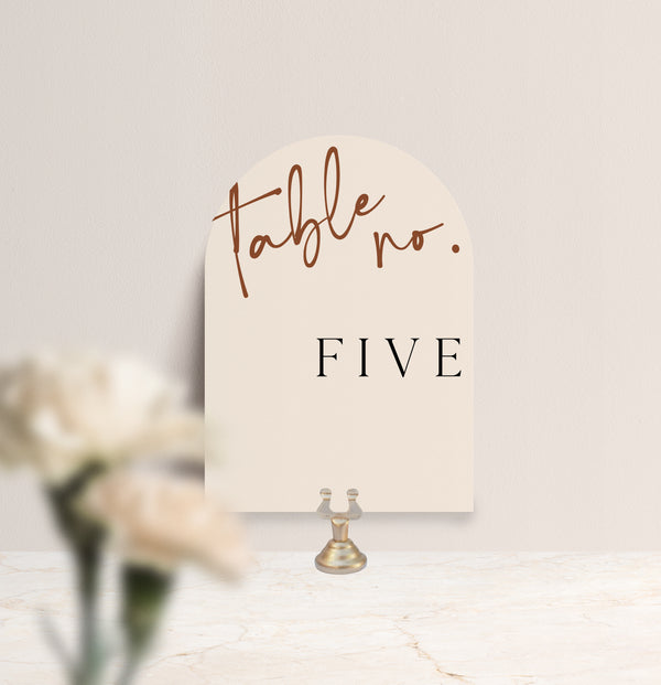 The Sawyer Table Number