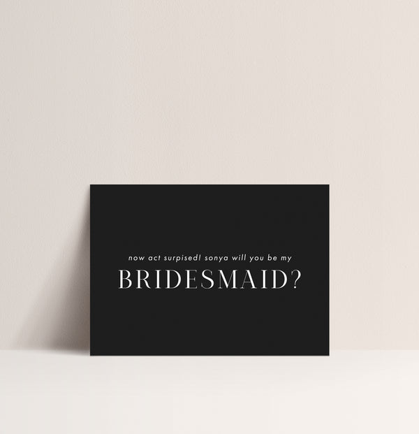 The Willow Bridesmaids Proposal