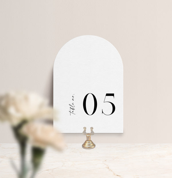 The Willow Table Number